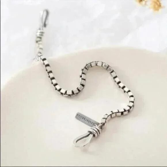 \\ NEW \\ S925 STERLING SILVER CHAIN BRACELET - Picture 4 of 7
